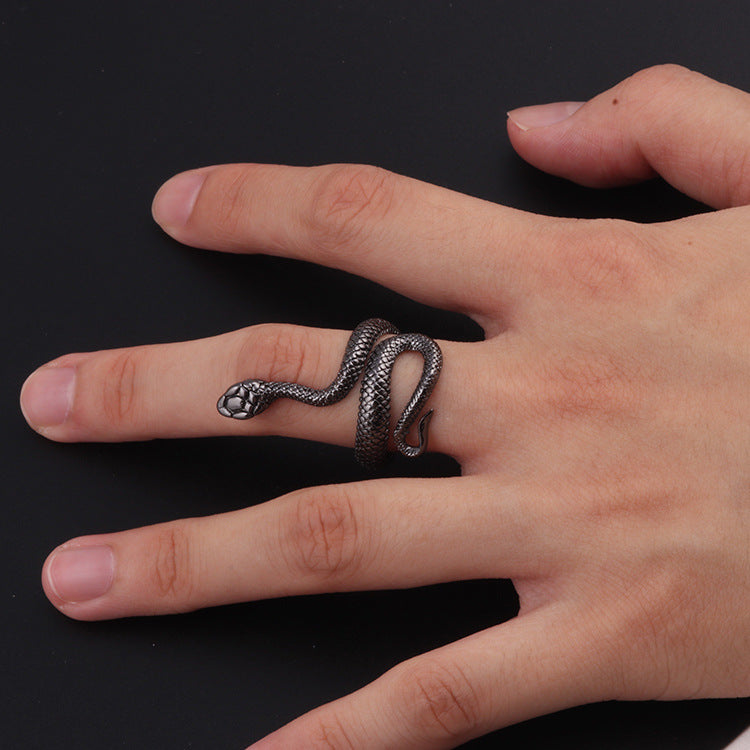 Bague Serpent – Bijou Punk en forme de serpent