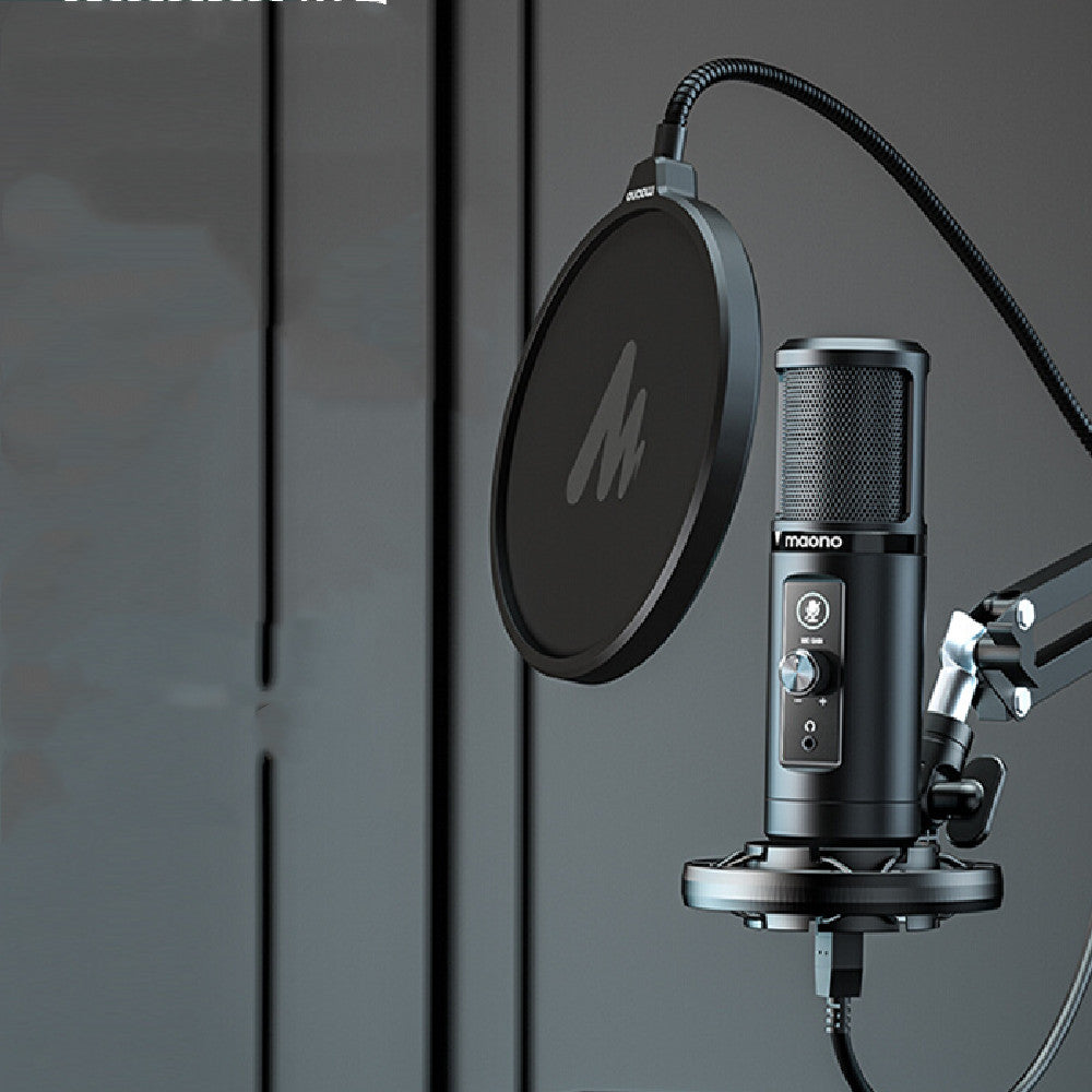 Microphone Condensateur USB pour Ordinateur, Bureau et Portable, Modèle PM422