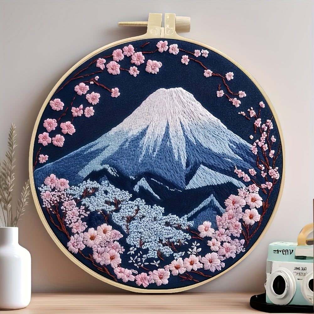 Kit de matériel d'art textile fait main à broderie créative