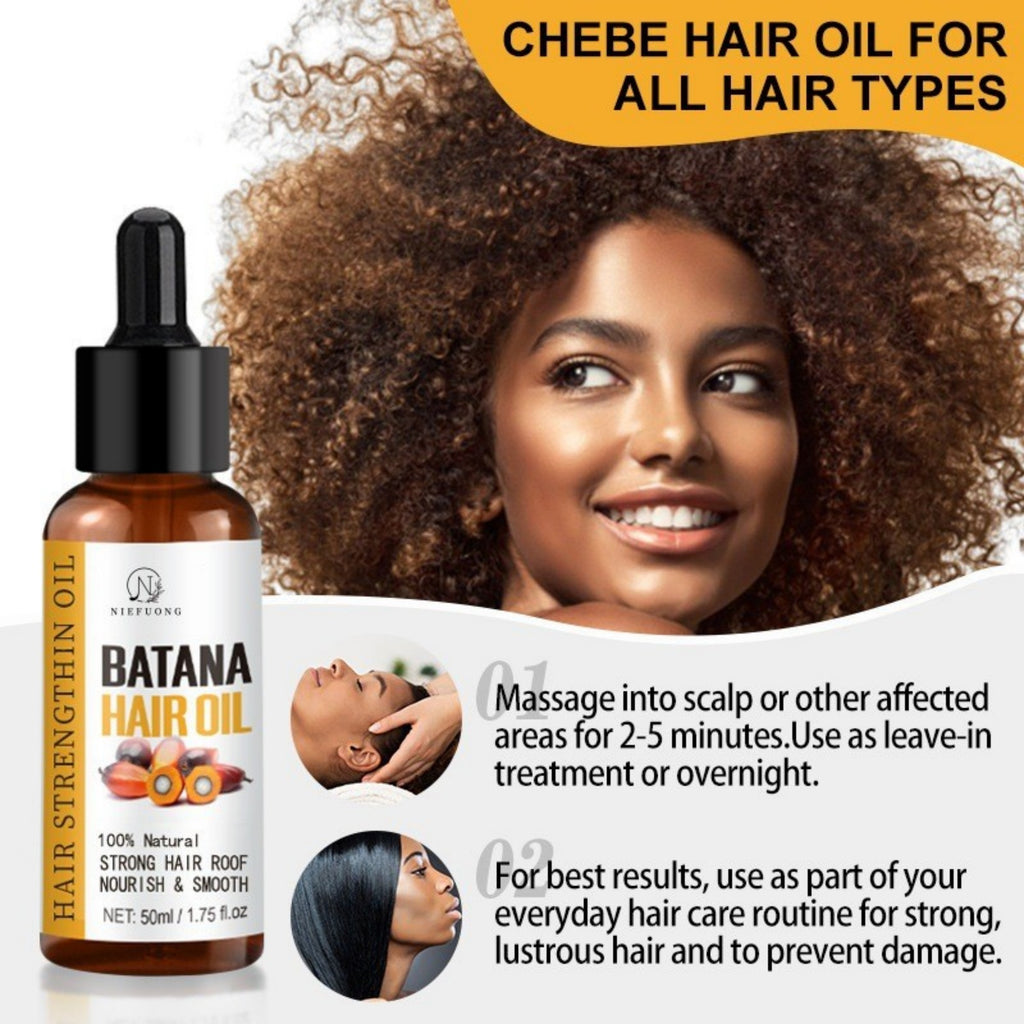Huile de Batana 50ml pour Soin Capillaire Nourrissant et Réparateur