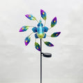 Éolienne de Jardin Solaire en Fer Décoration de Jardin Éolienne de Paon Transfrontalière
