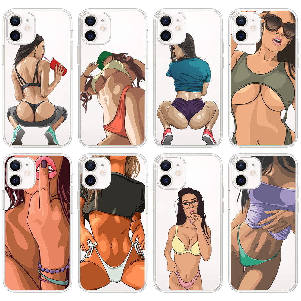 Coque Téléphone Sexy Beauté Mode Imprimée Personnalisée pour Mobile