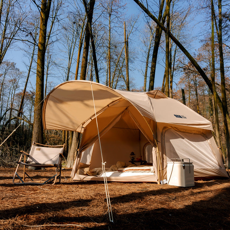 Tente de camping automatique pliable épaisse, imperméable, portable pour extérieur
