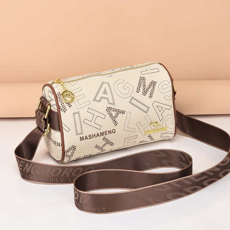 Sac bandoulière de mode pour femme, élégant et pratique, jaune, marron, blanc