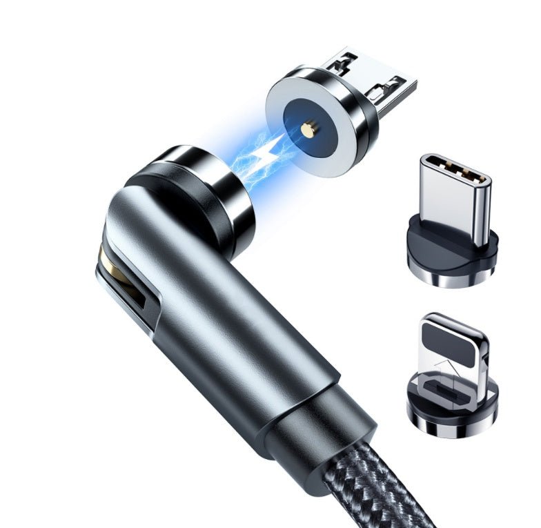 Câble de Charge Magnétique Essager Rotate 360° USB Type C Charge Rapide 540° Micro - IVOIRART.COM