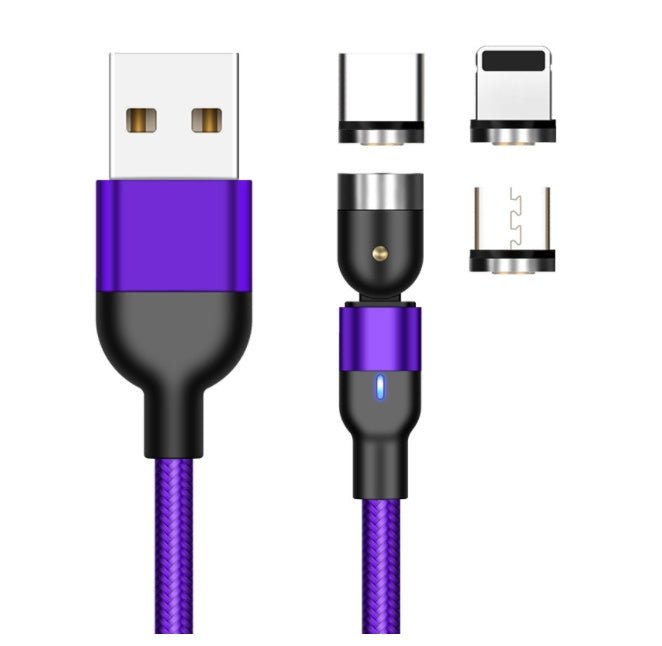 Câble de Charge Magnétique Essager Rotate 360° USB Type C Charge Rapide 540° Micro - IVOIRART.COM