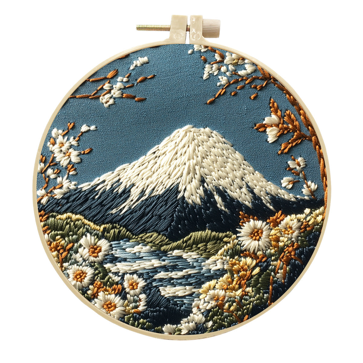 Kit de matériel d'art textile fait main à broderie créative