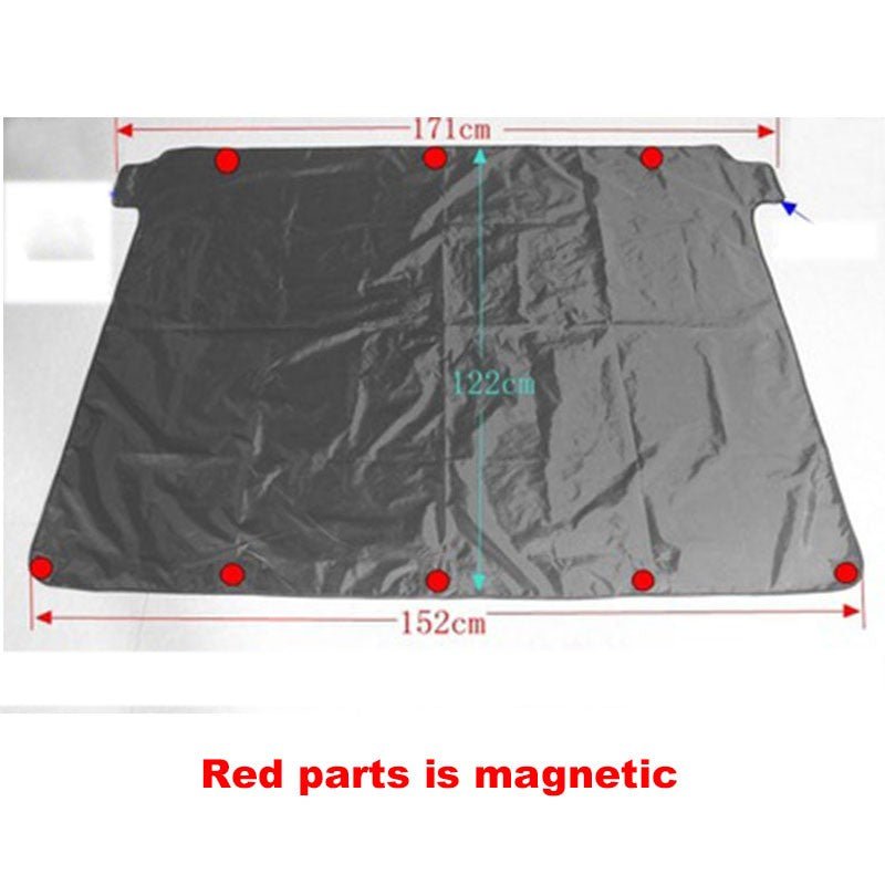 Cache Pare - brise Magnétique Résistant Eau Neige Protection Hail 80 cm Été Hiver - IVOIRART.COM