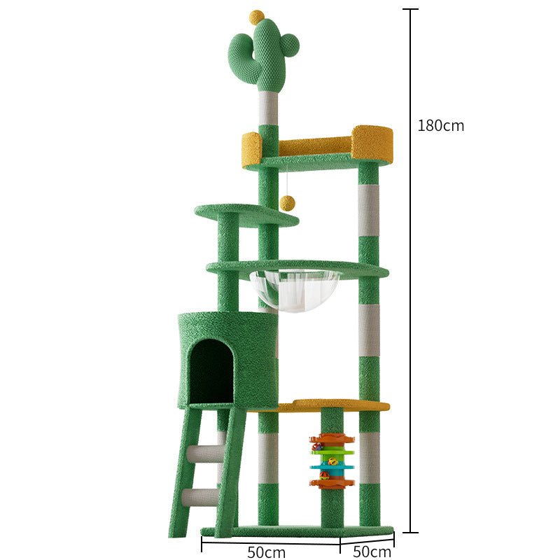 Cactus Cat Climbing Frame Large Toy - IVOIRART.COM