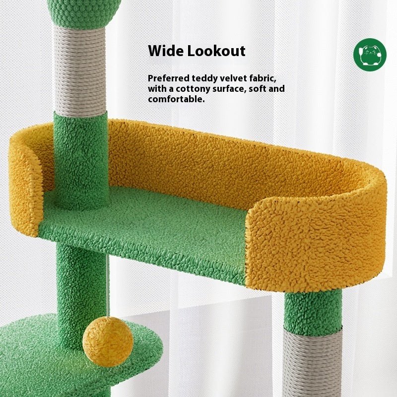 Cactus Cat Climbing Frame Large Toy - IVOIRART.COM