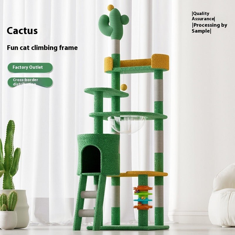 Cactus Cat Climbing Frame Large Toy - IVOIRART.COM