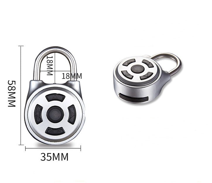 Cadenas intelligent à bouton directionnel avec mot de passe Bluetooth verrou électronique - IVOIRART.COM