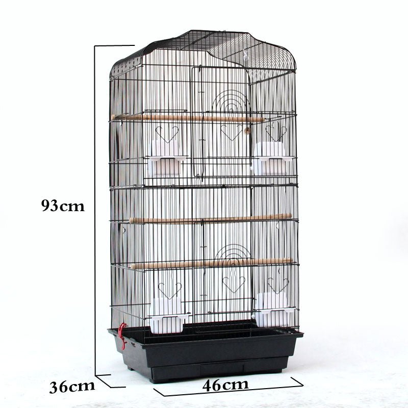 Cage portable en fil métallique pour perroquet et oiseaux, facile à transporter - IVOIRART.COM