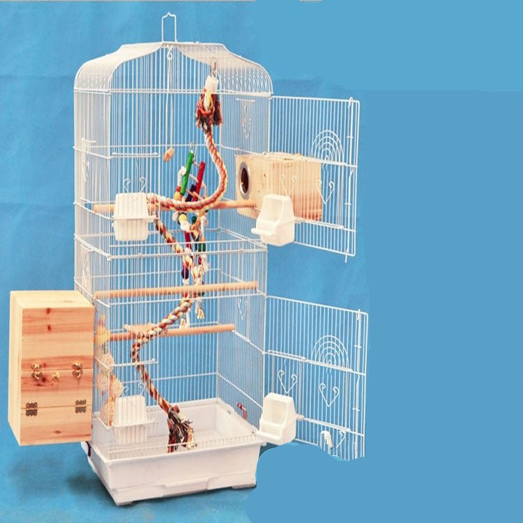 Cage portable en fil métallique pour perroquet et oiseaux, facile à transporter - IVOIRART.COM
