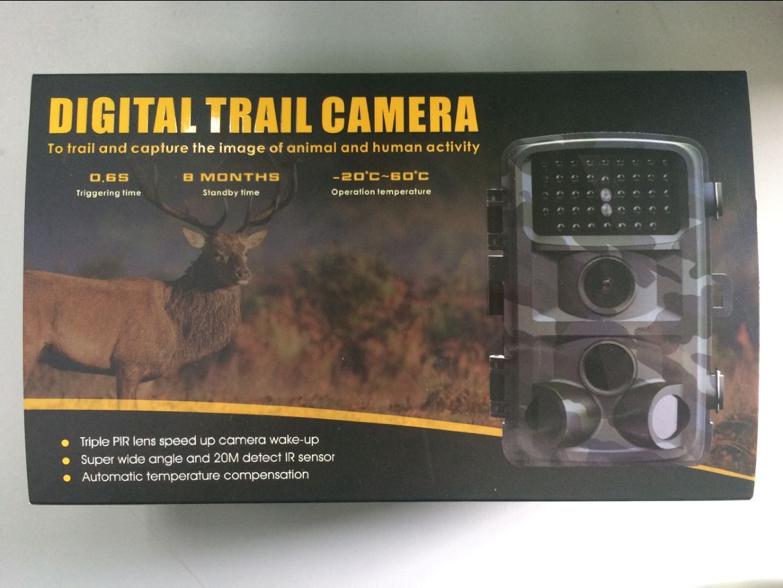 Caméra de chasse sauvage HD avec zoom optique 12x, écran 2 pouces, stockage MicroSD - IVOIRART.COM