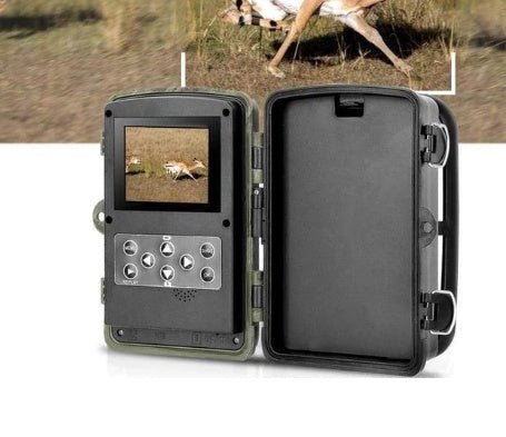 Caméra de chasse sauvage HD avec zoom optique 12x, écran 2 pouces, stockage MicroSD - IVOIRART.COM