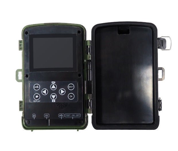 Caméra de chasse sauvage HD avec zoom optique 12x, écran 2 pouces, stockage MicroSD - IVOIRART.COM