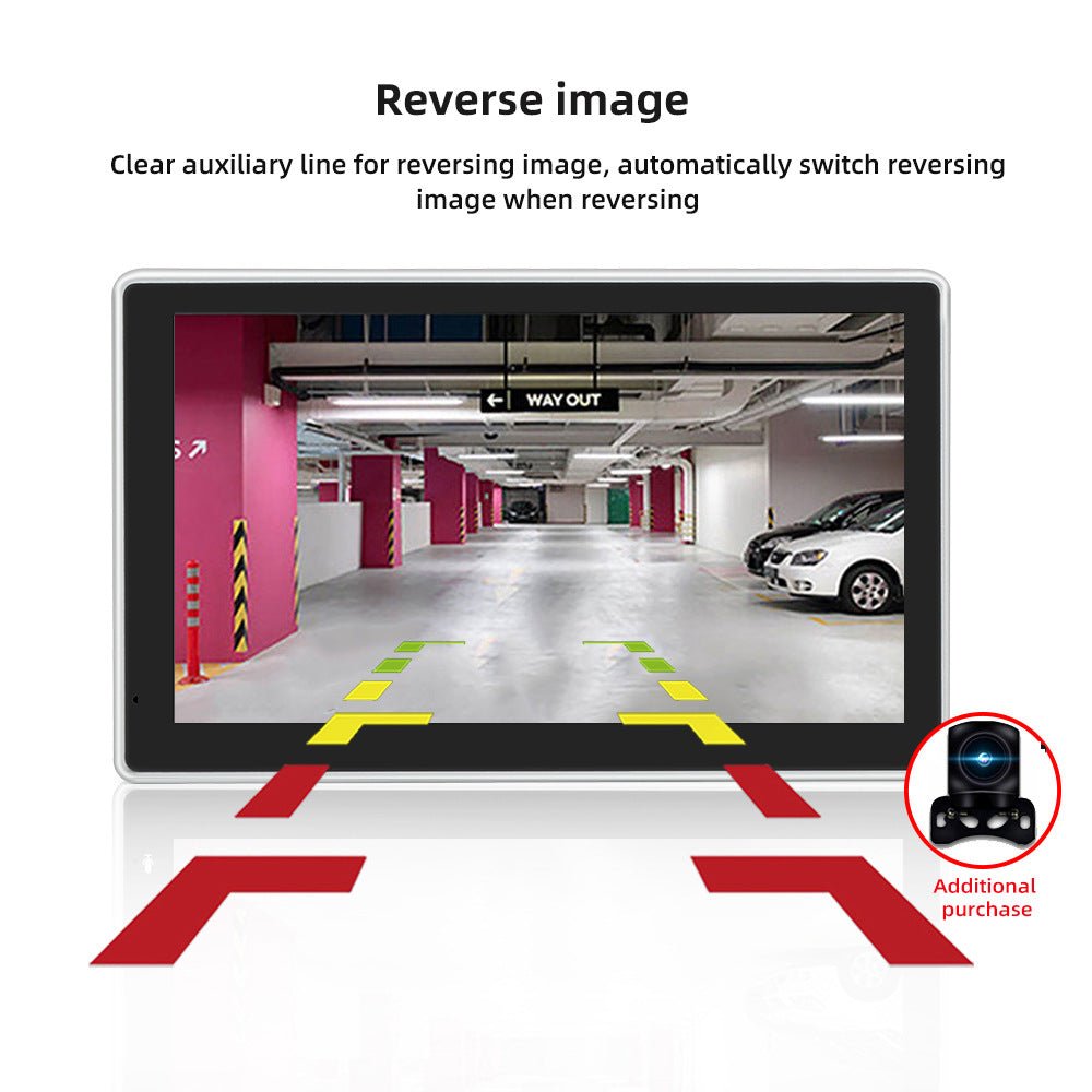 Caméra de projection CARPLAY sans fil 7 pouces avec enregistrement avant/arrière. - IVOIRART.COM