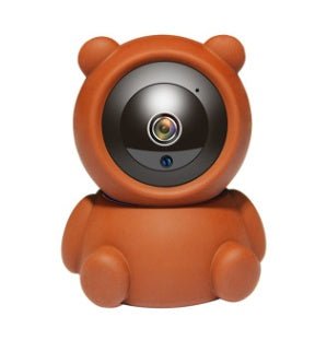 Caméra de Sécurité Domestique Bear 1080P Wifi avec Suivi Automatique et Vision Nocturne IR - IVOIRART.COM