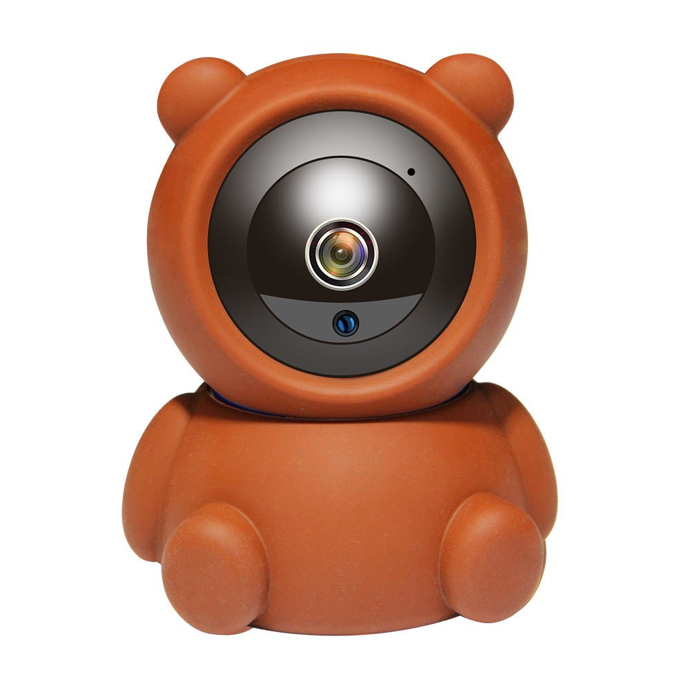 Caméra de Sécurité Domestique Bear 1080P Wifi avec Suivi Automatique et Vision Nocturne IR - IVOIRART.COM