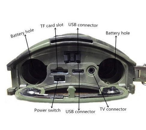 Caméra de Sentier pour Chasse - Détection Infrared, Photos 12MP, Étanche IP66 - IVOIRART.COM