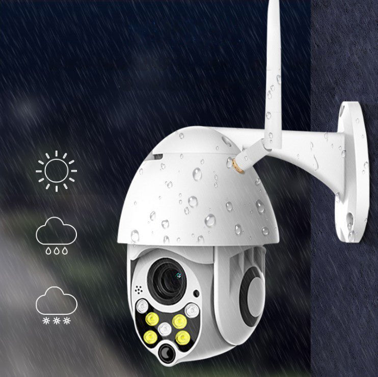 Caméra de surveillance d’extérieur Wi-Fi, vision nocturne, étanche, dôme HD, 1080p - IVOIRART.COM