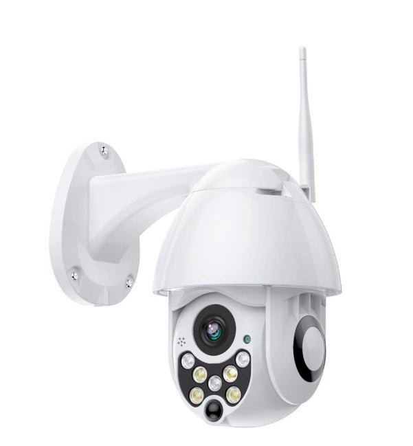 Caméra de surveillance d’extérieur Wi-Fi, vision nocturne, étanche, dôme HD, 1080p - IVOIRART.COM