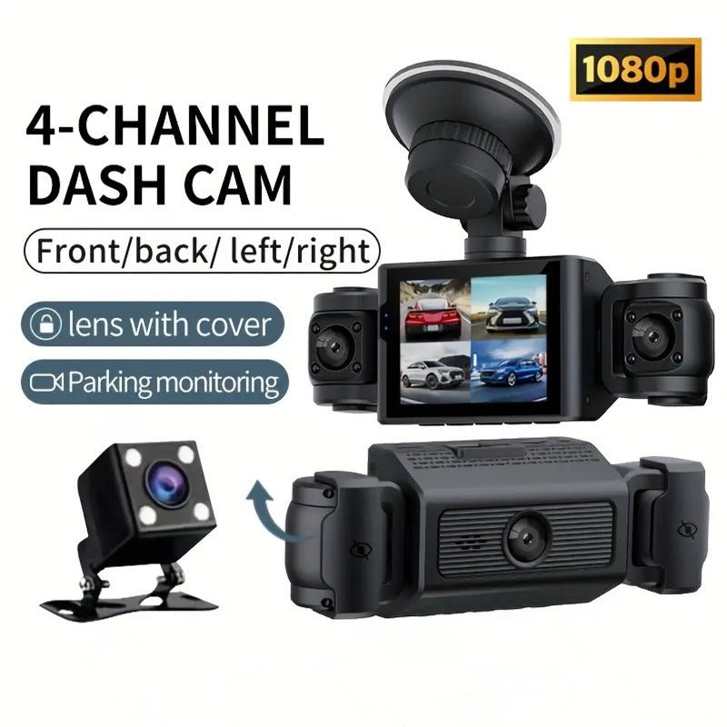 Caméra de tableau de bord 1080P, HD avec vision nocturne et surveillance parking - IVOIRART.COM