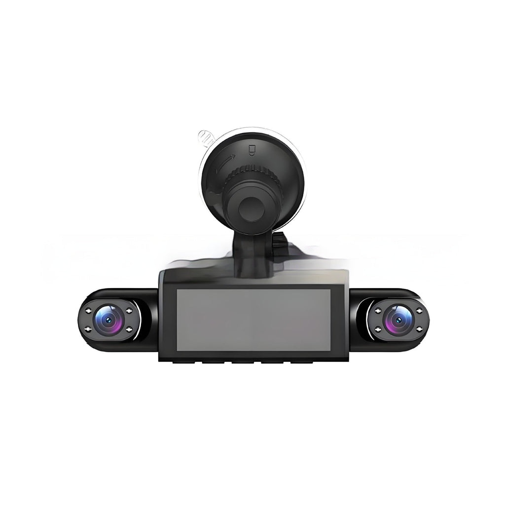 Caméra de tableau de bord 4 lentille HD avec caméra arrière et enregistrement WiFi - IVOIRART.COM