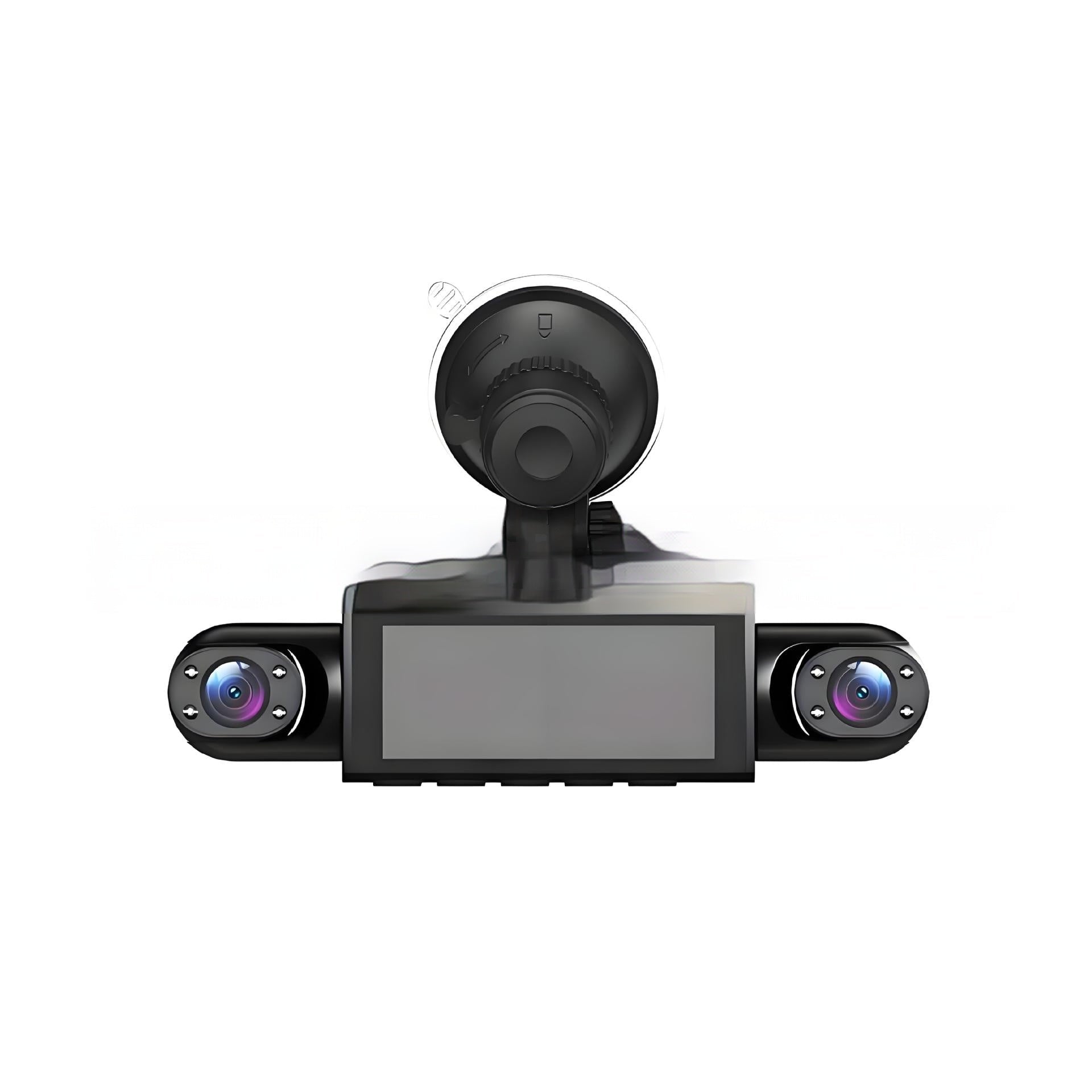 Caméra de tableau de bord 4 lentille HD avec caméra arrière et enregistrement WiFi - IVOIRART.COM