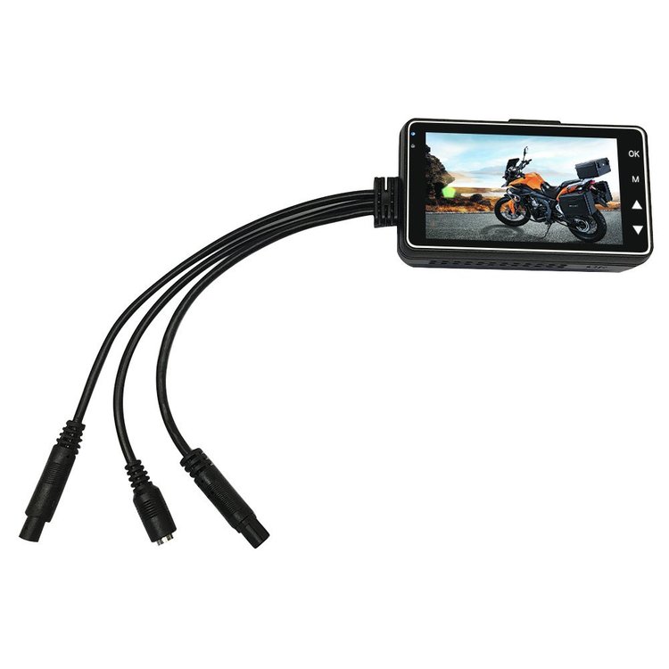 Caméra de Tableau de Bord pour Moto avec Double Objectif, Étanche et Haute Définition - IVOIRART.COM