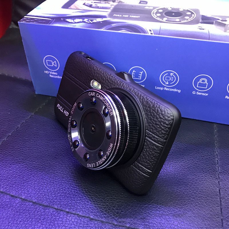 Caméra embarquée double HD 1080p avec vision nocturne et détection de mouvement avant-arrière - IVOIRART.COM