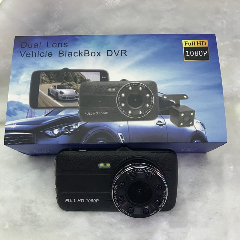 Caméra embarquée double HD 1080p avec vision nocturne et détection de mouvement avant-arrière - IVOIRART.COM