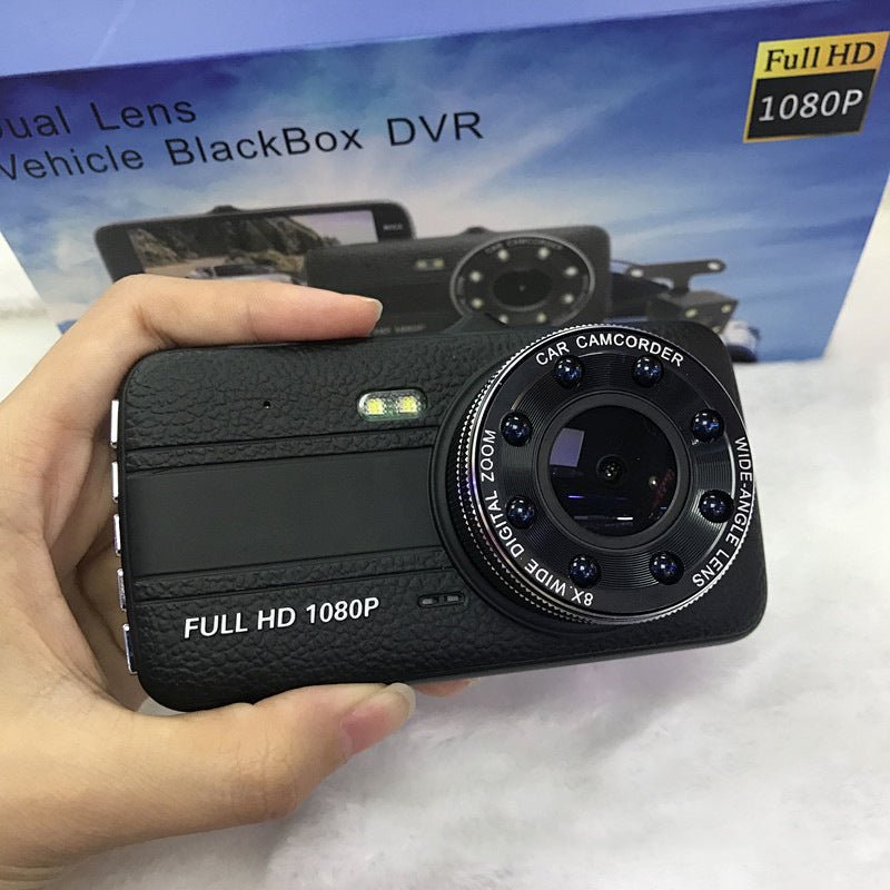 Caméra embarquée double HD 1080p avec vision nocturne et détection de mouvement avant-arrière - IVOIRART.COM