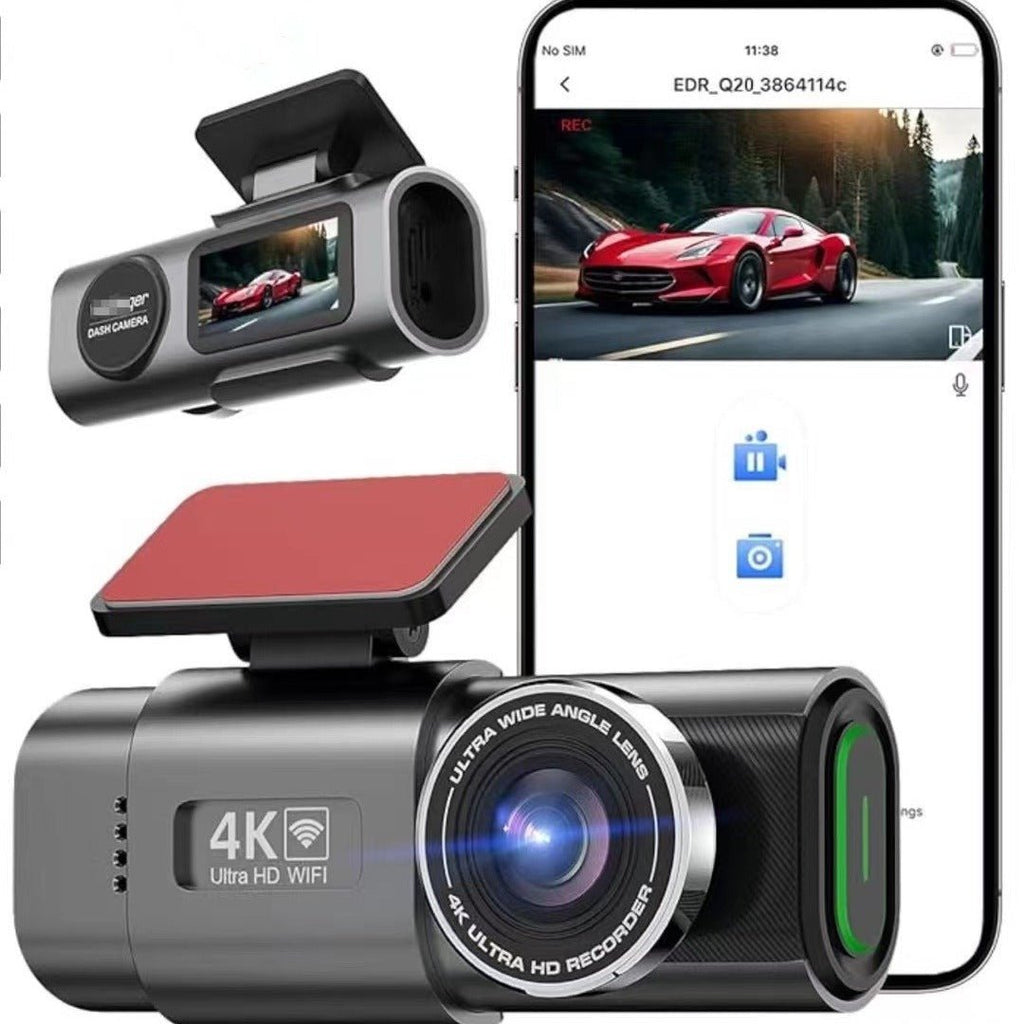 Caméra embarquée HD double avant/arrière avec Wi‑Fi et connectivité smartphoneXS - IVOIRART.COM