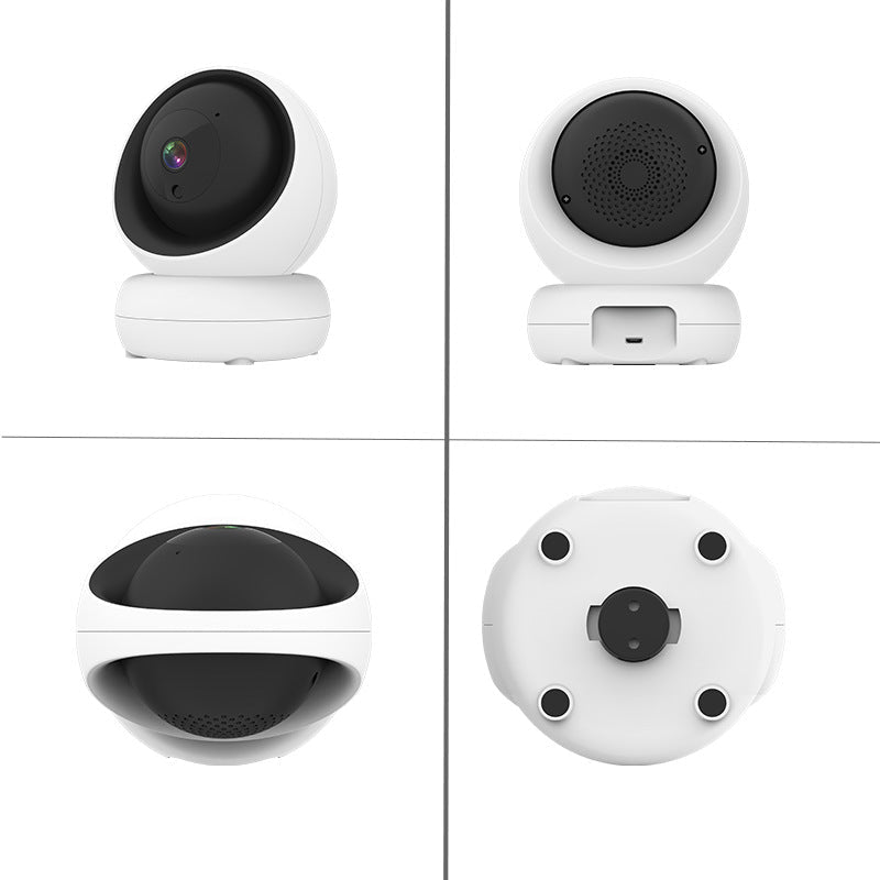 Caméra Intelligente Sans Fil Tuya, Caméra Wi-Fi Pivotante Intérieure HD 1080p avec Contrôle PTZ et Alarme - IVOIRART.COM