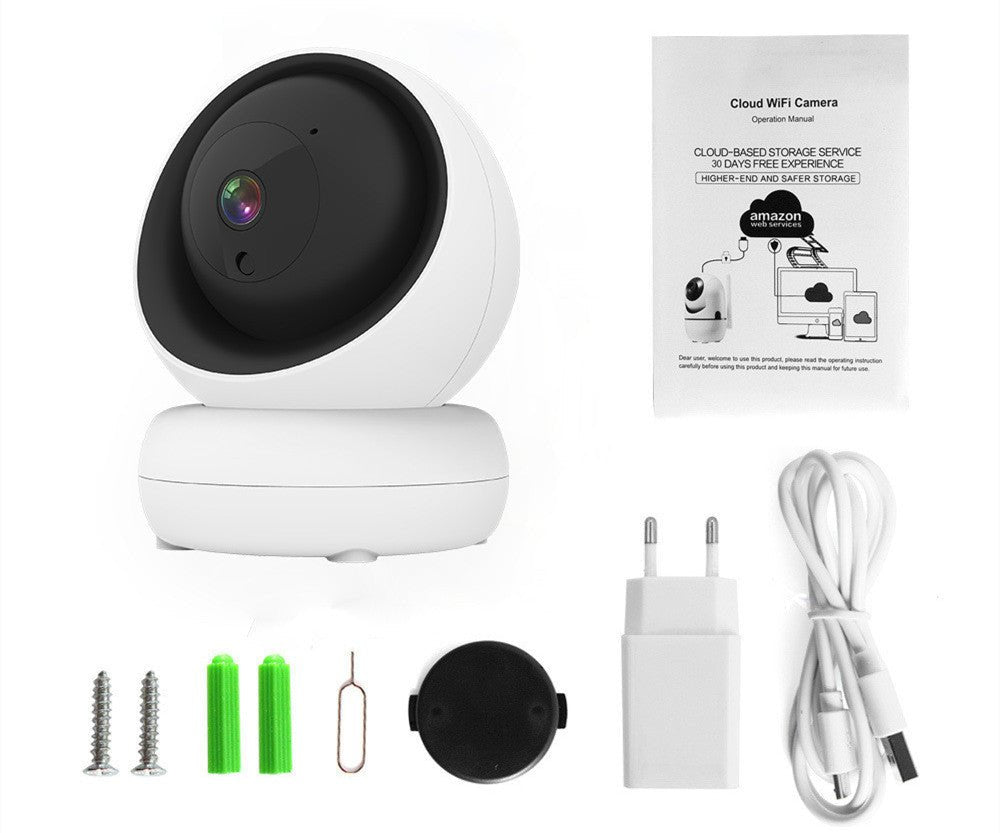 Caméra Intelligente Sans Fil Tuya, Caméra Wi-Fi Pivotante Intérieure HD 1080p avec Contrôle PTZ et Alarme - IVOIRART.COM