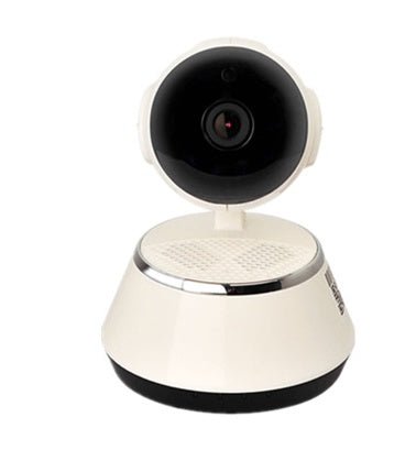 Caméra IP sans fil WiFi 720P pour sécurité domestique avec Micro SD, Microphone et application P2P gratuite en ABS - IVOIRART.COM