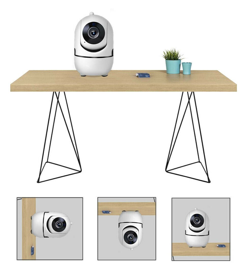 Caméra IP WiFi sans fil pour vidéosurveillance et surveillance de sécurité domestique - IVOIRART.COM