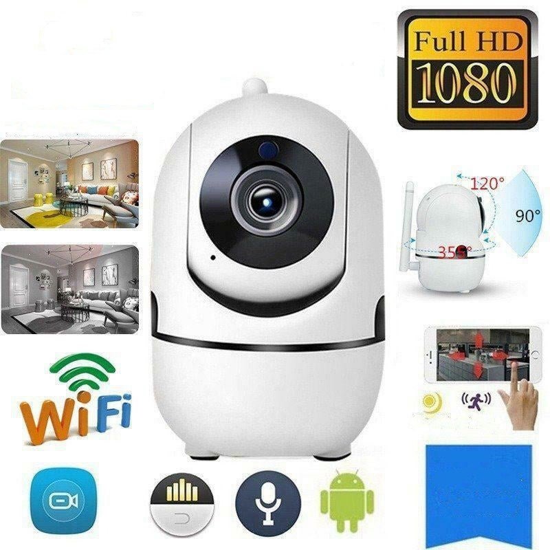 Caméra IP WiFi sans fil pour vidéosurveillance et surveillance de sécurité domestique - IVOIRART.COM
