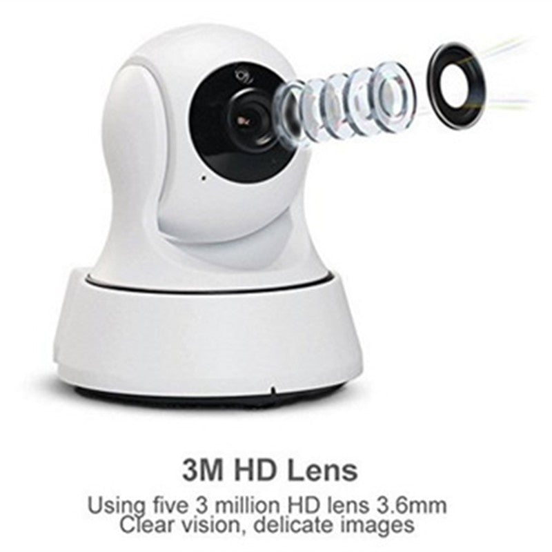 Caméra Réseau Sans Fil HD 720P avec Connexion Wi-Fi et Vision Nocturne Avancée - IVOIRART.COM