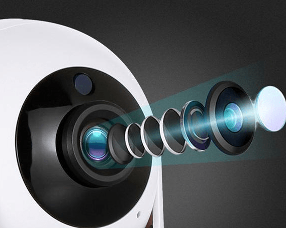 Caméra Rotative Automatique avec Suivi, Stockage Cloud et Surveillance WiFi Sans Fil - IVOIRART.COM