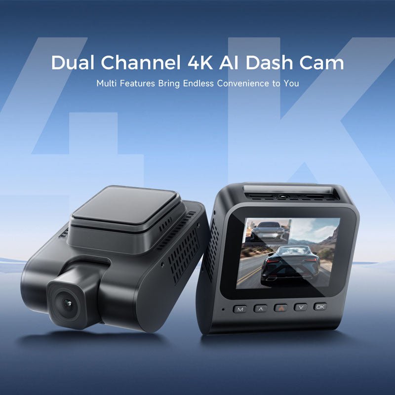 Caméra tableau bord double V620 4K - Vision nocturne grand angle et ADAS avancés - IVOIRART.COM