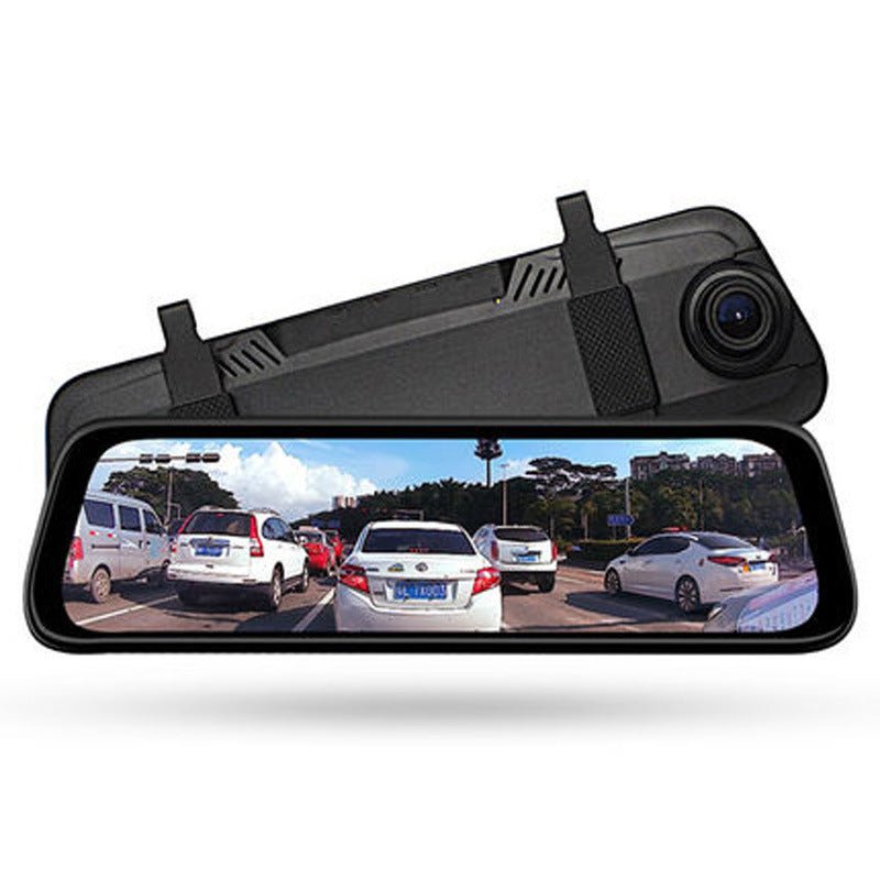 Caméra Tableau de Bord en Continu HD Rétroviseur Double Objectif Vidéo de Recul - IVOIRART.COM