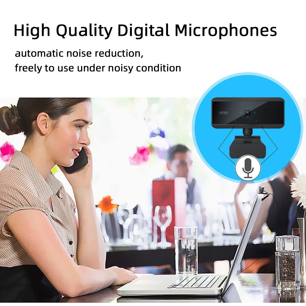 Caméra vidéo informatique HD à autofocus 5 millions pixels USB 2.0 avec capteur CMOS - IVOIRART.COM