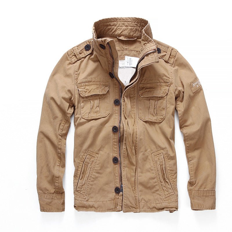 Camouflage denim jacket - IVOIRART.COM