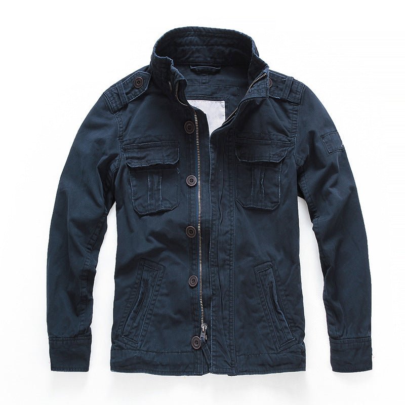 Camouflage denim jacket - IVOIRART.COM