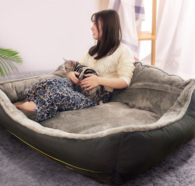 Canapé-lit pour chien confortable et élégant, disponible en plusieurs tailles - IVOIRART.COM