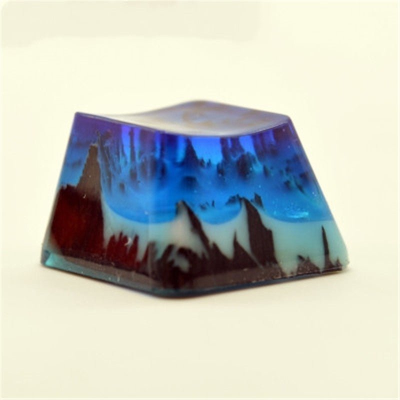 Capuchon de touche Qianshan Muxue en résine bois naturel à collectionner - IVOIRART.COM