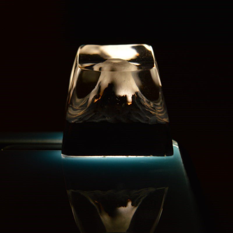 Capuchon de touche Qianshan Muxue en résine bois naturel à collectionner - IVOIRART.COM